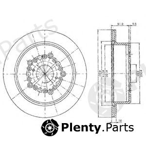  DELPHI part BG2662 Brake Disc