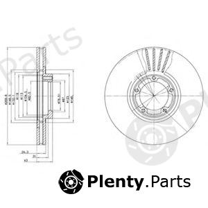  DELPHI part BG3366 Brake Disc