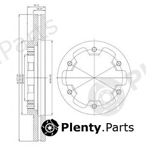  DELPHI part BG3422 Brake Disc