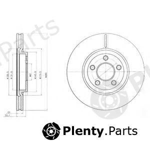  DELPHI part BG3704 Brake Disc