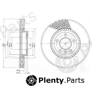  DELPHI part BG9892 Brake Disc