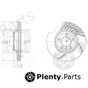  DELPHI part BG9950 Brake Disc