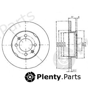  DELPHI part BG2150 Brake Disc
