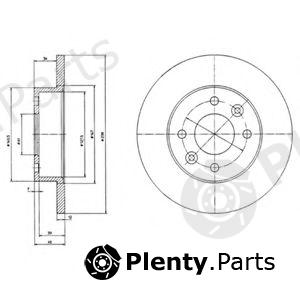  DELPHI part BG2268 Brake Disc