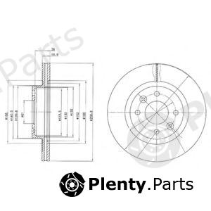  DELPHI part BG2283 Brake Disc
