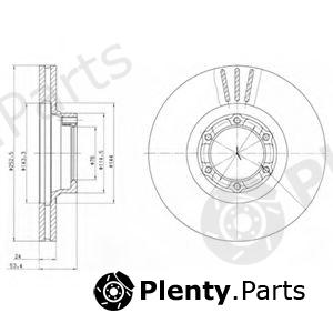  DELPHI part BG2284 Brake Disc