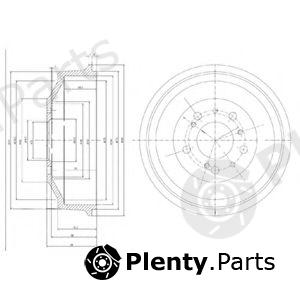  DELPHI part BF153 Brake Drum