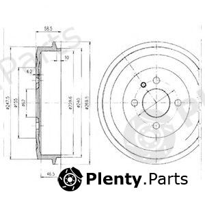 DELPHI part BF156 Brake Drum