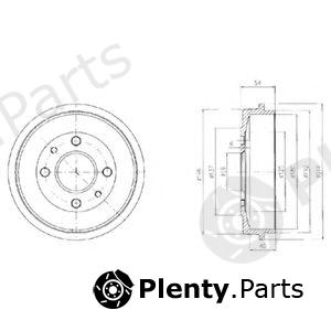  DELPHI part BF200 Brake Drum