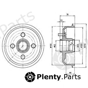  DELPHI part BF229 Brake Drum