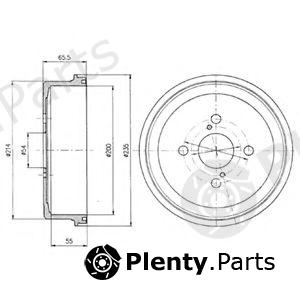  DELPHI part BF250 Brake Drum