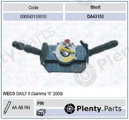  MAGNETI MARELLI part 000043153010 Steering Column Switch
