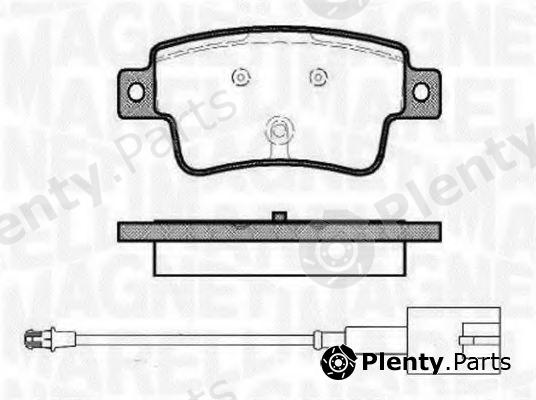  MAGNETI MARELLI part 363916060446 Brake Pad Set, disc brake