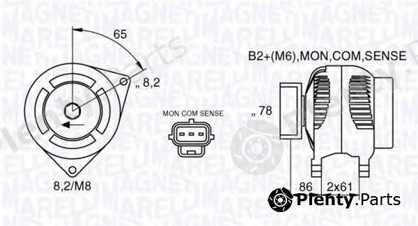  MAGNETI MARELLI part 063377412010 Alternator