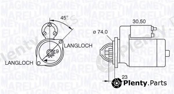  MAGNETI MARELLI part 063521070780 Starter