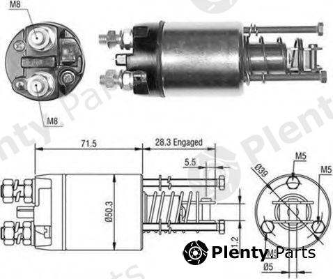  MAGNETI MARELLI part 940113050498 Solenoid Switch, starter