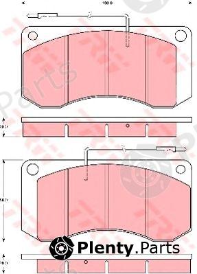  TRW part GDB5051 Brake Pad Set, disc brake