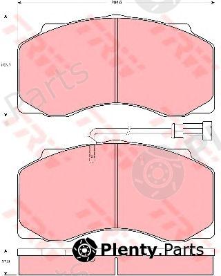  TRW part GDB5070 Brake Pad Set, disc brake