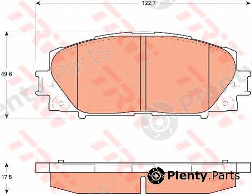  TRW part GDB7706 Brake Pad Set, disc brake