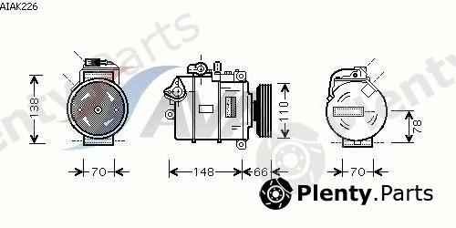  AVA QUALITY COOLING part AIAK226 Compressor, air conditioning