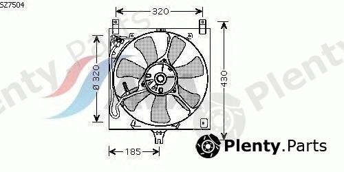  AVA QUALITY COOLING part SZ7504 Fan, radiator
