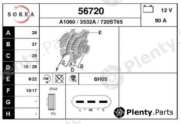  EAI part 56720 Alternator