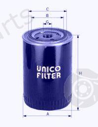  UNICO FILTER part LI10260/36 (LI1026036) Oil Filter