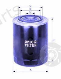  UNICO FILTER part BI10213 Oil Filter