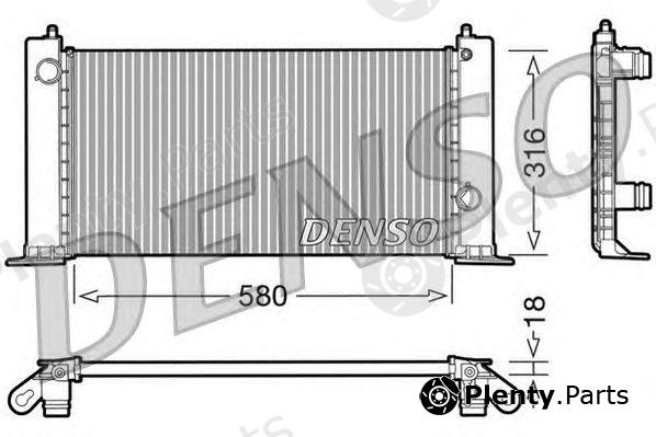  DENSO part DRM09120 Radiator, engine cooling