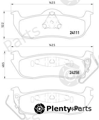  MINTEX part MDB2651 Brake Pad Set, disc brake