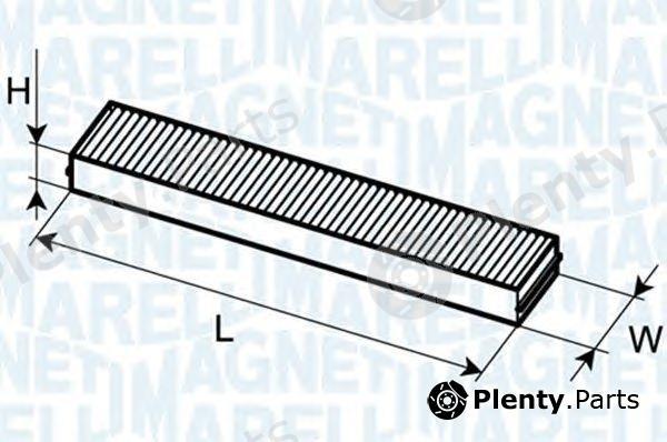  MAGNETI MARELLI part 350203062150 Filter, interior air