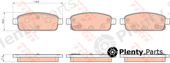  TRW part GDB1927 Brake Pad Set, disc brake