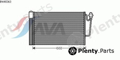  AVA QUALITY COOLING part BWA5363 Condenser, air conditioning
