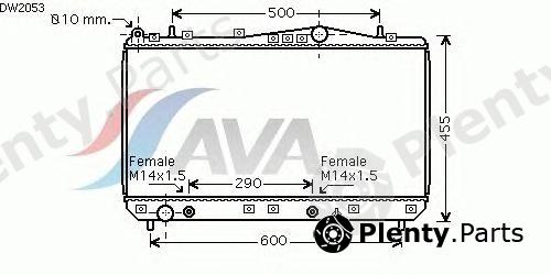  AVA QUALITY COOLING part DW2053 Radiator, engine cooling