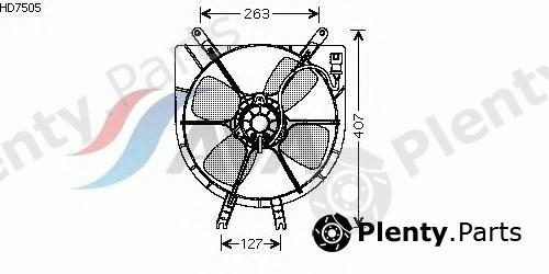  AVA QUALITY COOLING part HD7505 Fan, radiator
