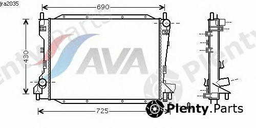  AVA QUALITY COOLING part JRA2035 Radiator, engine cooling