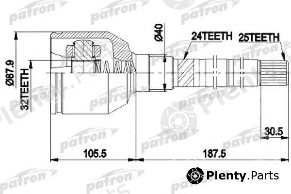  PATRON part PCV9938 Joint Kit, drive shaft
