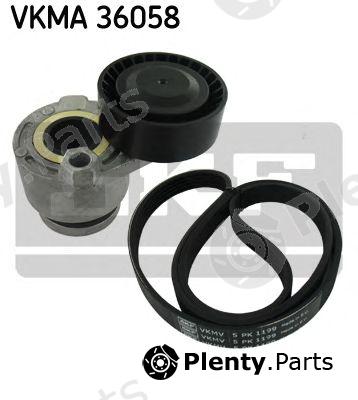  SKF part VKMA36058 V-Ribbed Belt Set
