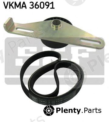  SKF part VKMA36091 V-Ribbed Belt Set