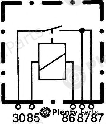  HELLA part 4RA933791-081 (4RA933791081) Relay, main current
