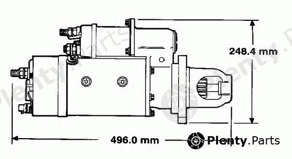  DELCO REMY part 10461136 Starter