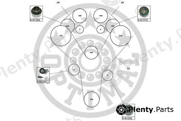  OPTIMAL part SK-1672 (SK1672) Timing Belt Kit