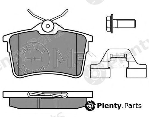  MEYLE part 0252476516/W (0252476516W) Brake Pad Set, disc brake