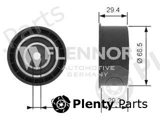  FLENNOR part FU14102 Deflection/Guide Pulley, timing belt