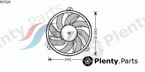 AVA QUALITY COOLING part PE7528 Fan, radiator