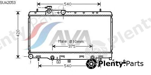  AVA QUALITY COOLING part SUA2053 Radiator, engine cooling