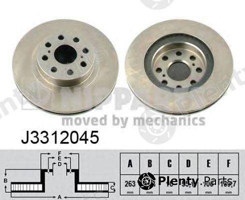  NIPPARTS part J3312045 Brake Disc