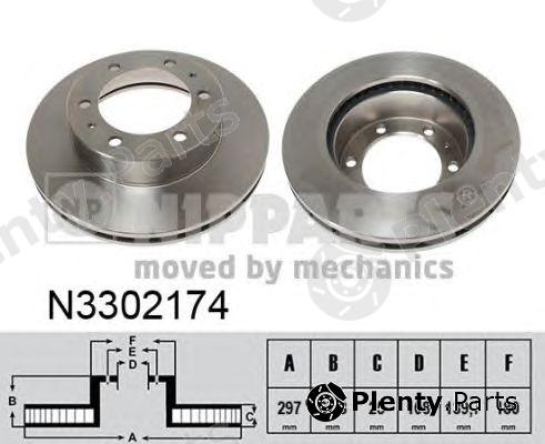  NIPPARTS part N3302174 Brake Disc