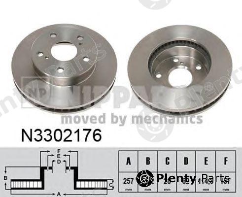 NIPPARTS part N3302176 Brake Disc
