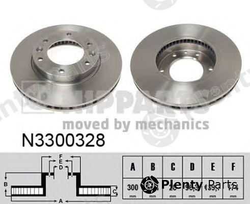  NIPPARTS part N3300328 Brake Disc